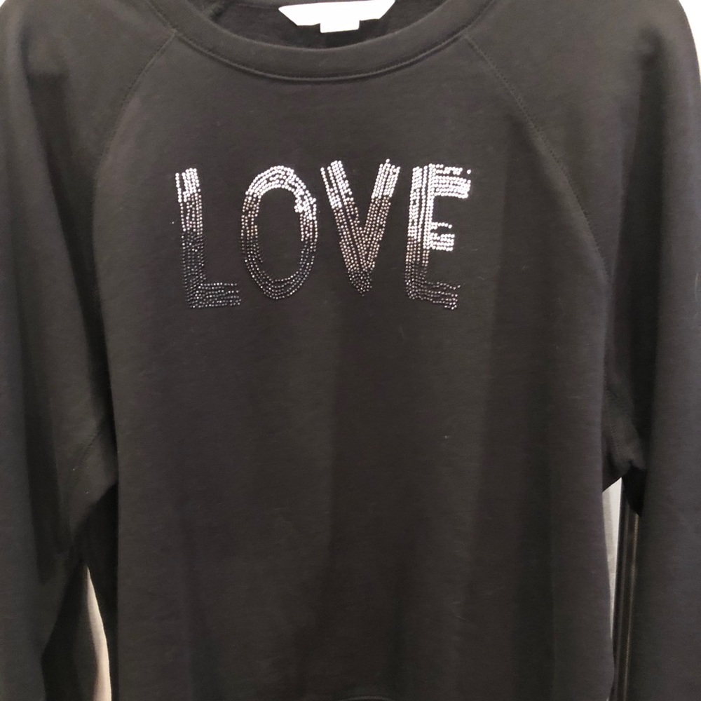 ZADIG&VOLTAIRE PARIS LOVE  EMBELLISHED SWEATSHIRT